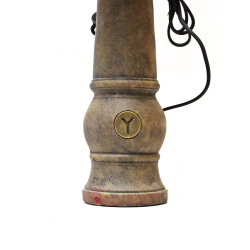 Lampa ceramiczna betonowa z abażurem 50cm